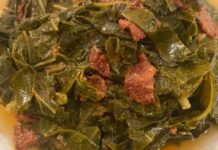 Quick and Easy Ninja Foodi Collard Greens With Bacon Recipe southern collard greens with bacon
